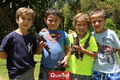  Iñaki, Luca, Carlos y Noé.