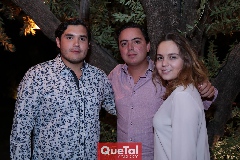  Jorge Stahl, Toño Guzmán y Daniela Chapa.