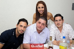  Paola Longoria, Alex, Héctor Mézquida y Everardo González.