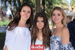  María Cueli, Daniela Fonseca y Faustina Villarreal.