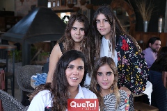  Daniela Fonseca, Ana Lucía Díaz Infante, Aranza Herrera y Gaby Lambert.