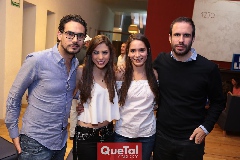  Victorio Ortiz, Andrea Zúñiga, Guadalupe Álvarez y Tai Boelsterly.