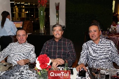  Abelardo Uría, Agustín Loyo y Gustavo Rodríguez.