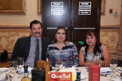  Hugo González, Leticia Otero e Irene Martínez.