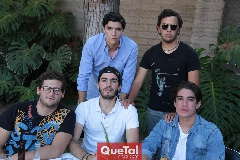  José Madrigal, Diego Zepeda, Marcelo González, Héctor Mahbub y Chema Rodríguez.