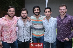  Miguel, Diego, Iago, Rodrigo y Keko.