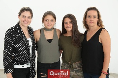  Martha Leija, Vale Guerra, María Emilia Cohen y Fernanda García.