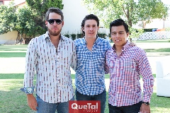 Andrés Aguirre, José Manuel Díaz Infante y Lisandro Bravo.