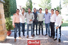  Paulo Maza, Gabriel Torres, Andrés Aguirre, José Antonio Martínez, Rubén Rangel, Rodrigo Alcalde, Rodrigo Agundis y Alejandro Rueda.