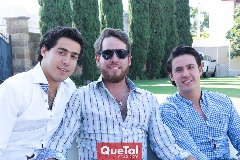  Gabriel Torres, Andrés Aguirre y José María Díaz Infante.