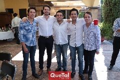  José Manuel Díaz Infante, Guillermo Moreno, Guillermo Medina, Santiago Pérez y Jorge Del Valle.