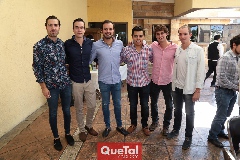  José Antonio Martínez, Enrique Estrada, Rodrigo Alcalde, Lisandro Bravo, Enrique Dávila y Germán de Luna.