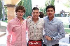  Enrique Dávila, Humberto Chávez y José Manuel Quistián.