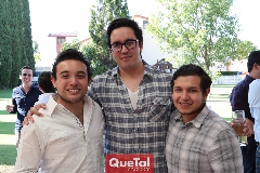  Guillermo Medina, Luis Miguel Barral y Luis Torrescano.