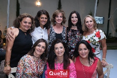  Tita Aguillón, Pily Lázaro, Yolanda Payan, Manena de Lázaro, Laura Lavín, Ceci de Rojas, Rosy de Hernández y Laura de Bravo.