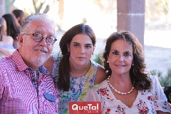  Javier Salas, Andrea Lozano y Leticia Hernández.