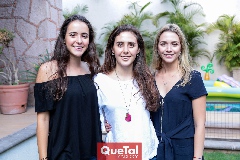  María Cueli, Valeria y Faustina Villarreal.