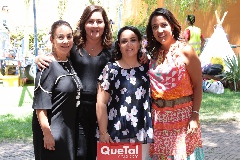  Claudia López, Deyanira Cázares, Miriam Flores y Malena Sánchez.