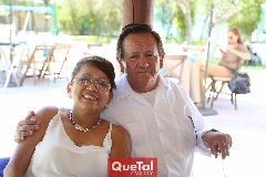 Yolanda Torres y Juan Tapia .