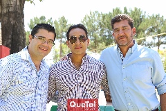  Pablo Pérez, Emmanuel Salinas y Daniel Díaz .