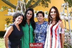  Ale Labastida, Elsa Nájera, Flor Hernández y Andrea Espinosa.