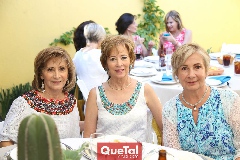  Esther Darbel, Martha Elena Garza y Lula Fernández.