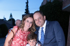 Romina Madrazo y Saad Sarquis con su hijo Marcelo.