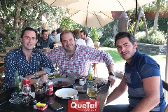  Edgardo Martínez, Armando Villaseñor y Daniel Dauajare.