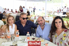 Martha Pría, Anastasio Capetanis, José Mario de la Garza y Bárbara Martins.