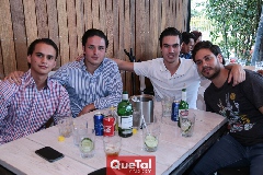  Ricardo Andrés, Agustín Castillo, Rafael Andrés y Santiago González.