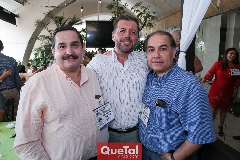  Salvador Jasso, Alberto Alcocer y Carlos Lambert.