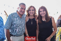  Francisco Leos, Claudia Maldonado y Carmen Izaguirre.