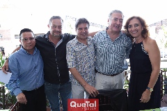  Luis Saucedo, Luis Rosillo, Octavio Rodríguez, Francisco Leos y Claudia Maldonado.