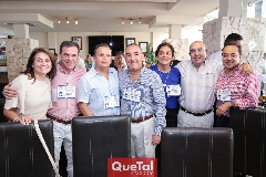  Esther González, Marcelo Costero, Carlos González, Nicasio Castillo, Alejandra Morán, Emilio Medellín y Jorge Rocha.