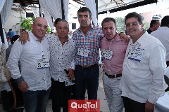  Antonio Aranda, Alejandro Narváez, Horacio Tobías, Marcelo Costero y Francisco Peña.