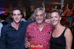  Elías Nemer, Julio Nemer y Charlese Allen.