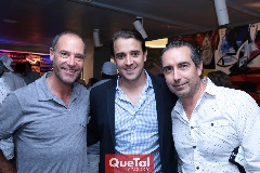  Alberto Celis, Óscar Valle  y Alejandro Elizondo.