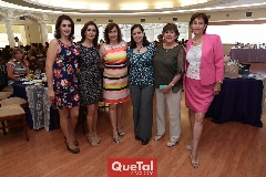  Silvia Eugenia, Sofía, Ana Luisa, Gaby, Lety y Silvia.