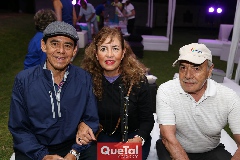  Emigdio Melo, Roxana Delgado y Manuel González.