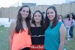  Marisa Michel, Mariana Barrón y Marcela Michel.
