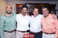 Armando Zacarías, Mauricio Mier, Caco Corripio y Antonio Sandoval.