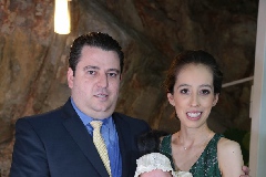  José Antonio Lorca, José Antonio y Anahí Torres de Lorca.
