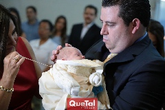 José Antonio Lorca con su hijo.