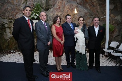  Guillermo Espinosa, Juan Manuel Carreras, Lorena Valle, José Antonio Lorca, José Antonio, Anahí Torres y Toño Lorca.