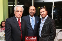  Octaviano Gómez y Gómez, Teófilo Torres Corzo y Jorge Luna.