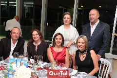  Isabel González, Marco Antonio Aranda, Carlos Del Valle, Begoña Gómez de Del Valle, Lorena Valle de Carreras y Patricia Díaz del Castillo.