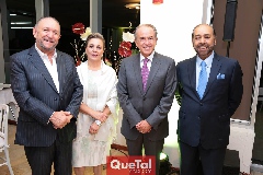  Marco Antonio Aranda, Isabel González, Juan Manuel Carreras y Teófilo Torres Corzo.