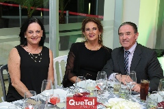  Melissa Gómez de Ruiz, María del Socorro Fernández de Rangel y Fernando Rangel Lozano.