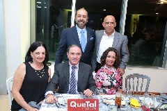  Teófilo Torres Corzo, Alejandro Leal, Melissa Gómez, Fernando Rangel y Mary Lupe Espinosa de Leal.