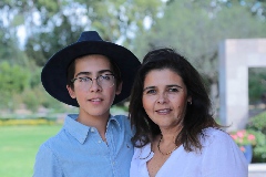  Juan Pablo y su mamá Paty Valadés.